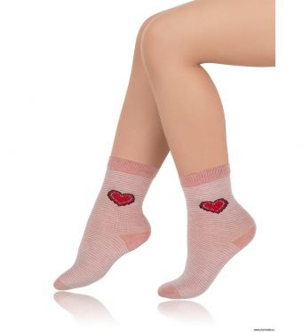 Arina, Носочки для девочки SAK-13116 - розовый меланж