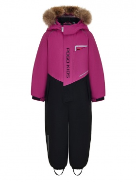 PogoKids, зимний комбинезон W25_PG-88231-5 (лиловый-черный)
