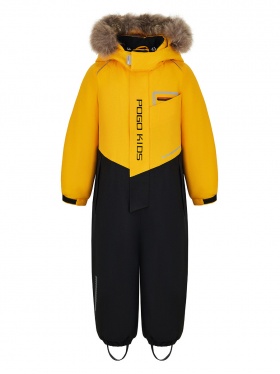 PogoKids, зимний комбинезон W25_PG-88231-6 (желтый-черный)