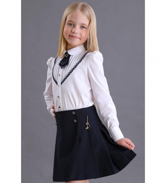 Школьная Блузка для девочки FSL-127-520 (белая)