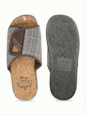 TinGo, Мужские тапочки с анатомической стелькой Тапочки HM2875 (коричневый)