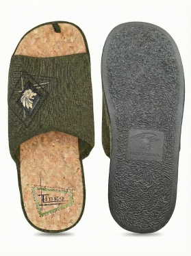 TinGo, Мужские тапочки с анатомической стелькой Тапочки HM2879 (хаки)