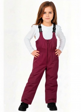 Huppa, Зимний Полукомбинезон FLINN 21760016-80034 (бургунди)