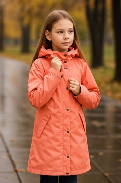 Парка демисезонная Huppa JANELLE 1 12360114-00049 (неоновый коралловый)