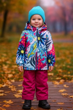 Комплект демисезонный HUPPA YONNE 41260014-33063 (фуксия, принт)