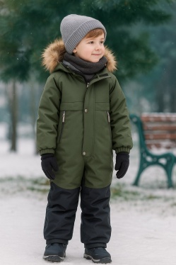 Комбинезон зимний Kerry BERT K24421-334 (зеленый)