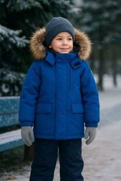 Парка зимняя Kerry SNOW K24441-676 (васильковый)