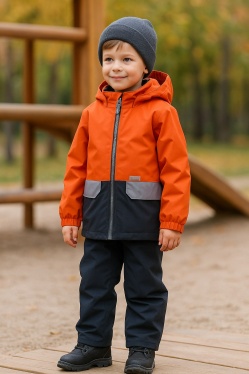 Комплект демисезонный Kerry TOM K24020-457 (оранжевый, графит)