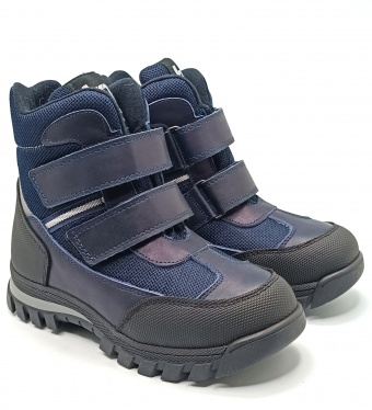 Kidmen, утепленные демисезонные ботинки 5007-05-03 (синий) для мальчика