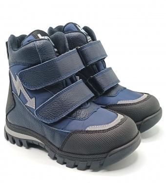Kidmen, утепленные демисезонные ботинки 5008-18-13 (синий) для мальчика