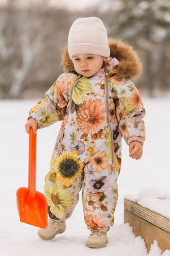 Комбинезон зимний Molo Pyxis Fur 5W23N104-6855 (Retro Flowers)