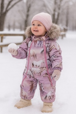 Комбинезон зимний Molo Pyxis Fur 5W24N104-9109 (Dreamy Horses)