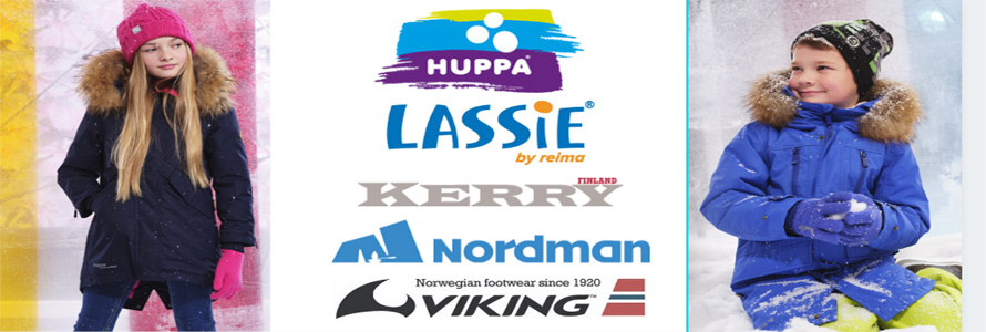 Новые коллекции Huppa, Lassie, Kerry, Nordman, Viking 2021-22