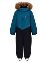 PogoKids, зимний комбинезон W25_PG-88231-3 (бирюзовый-черный)