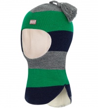 Teyno, Зимний шлем для мальчика 1204 (синий, зеленый, серый)