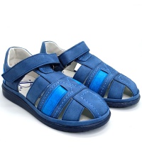 Сандалии BUMI для мальчика 3305-12 (синий, голубой)