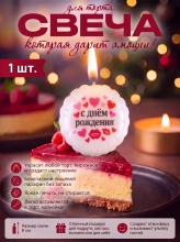 Свеча декоративная "С Днем рождения!" (5239)