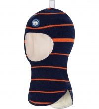 Teyno, Зимний шлем для мальчика 1253К2 (темно-синий, оранжевый)