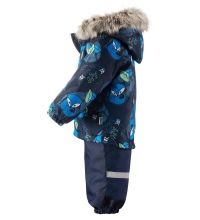 Комплект зимний Lassie с лисичками синий