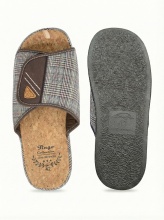 TinGo, Мужские тапочки с анатомической стелькой Тапочки HM2875 (коричневый)