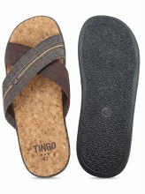 TinGo, Мужские тапочки с анатомической стелькой Тапочки HM2876 (коричневый)