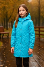 Парка демисезонная Huppa JANELLE 1 12360114-10160 (голубая)