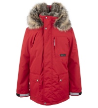 Куртка-парка для мальчиков JAKO K20468/00622 (бордовый;красный)