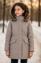 Парка зимняя Kerry ELLI K24671-508 (светло-бежевый) 