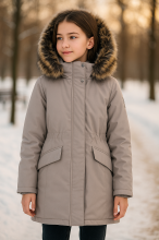 Парка зимняя Kerry ELLI K24671-508 (светло-бежевый) 