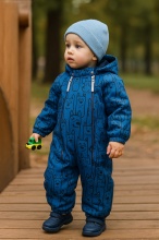 Комбинезон демисезонный Kerry HAPPY K25003-6780 (синий, принт)