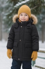 Парка зимняя Kerry MITCH K24437-042 (черная)