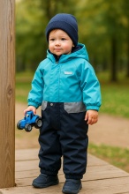 Комбинезон демисезонный Kerry PLAY K24004-637 (голубой, синий)