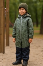 Комбинезон демисезонный Kerry TIMO K25017-3300 (хаки, принт)