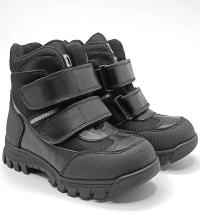 Kidmen, утепленные демисезонные ботинки 5007-01-13 (черный) для мальчика