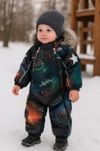 Комбинезон зимний Molo Pyxis Fur 5W23N104-6850 (Space Journey)