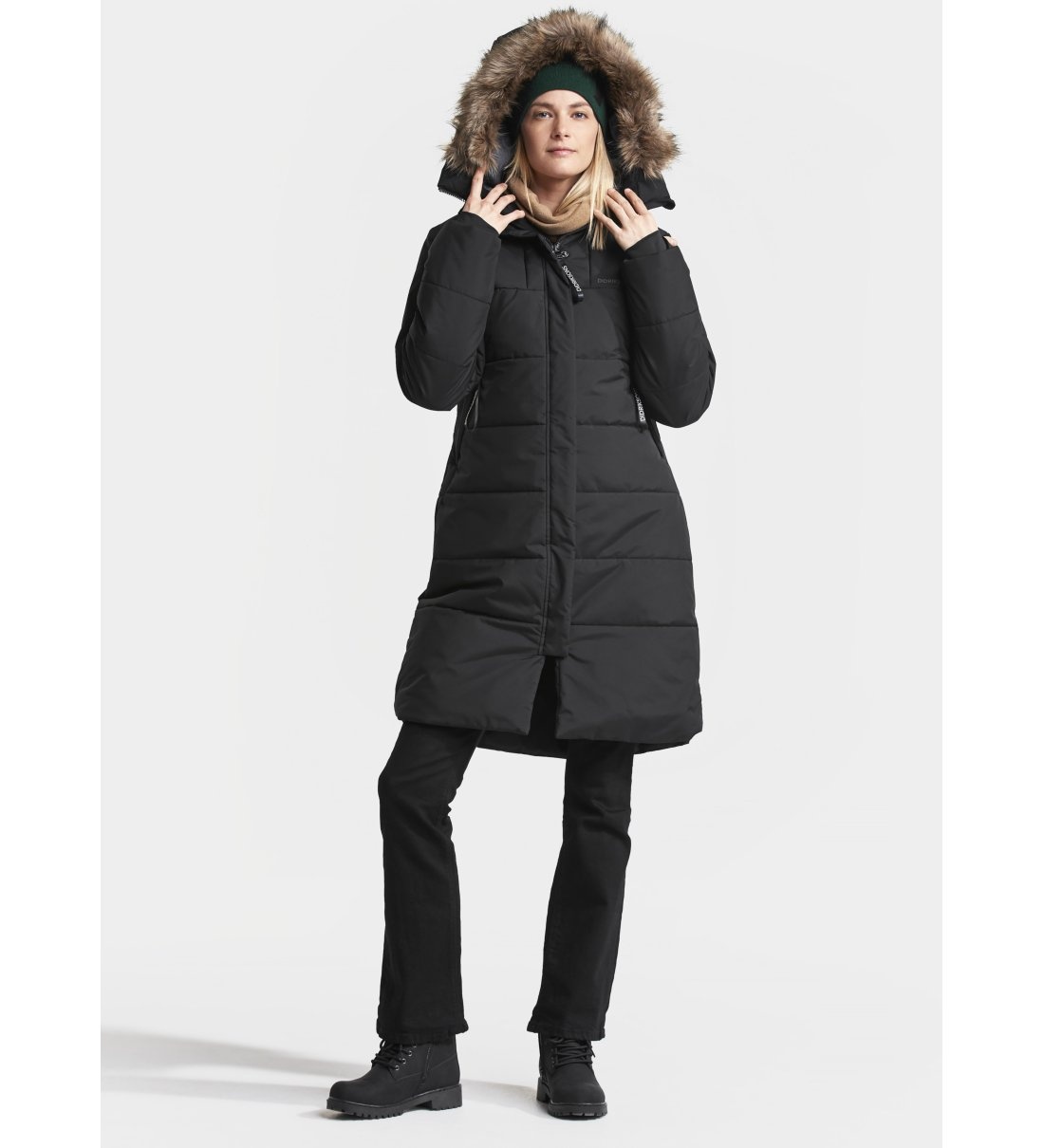 Куртка зимняя Didriksons VALENTINA 502657-060 черная - купить в  интернет-магазине BonKids.ru