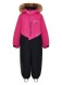PogoKids, зимний комбинезон W25_PG-88231-4 (фуксия-черный)