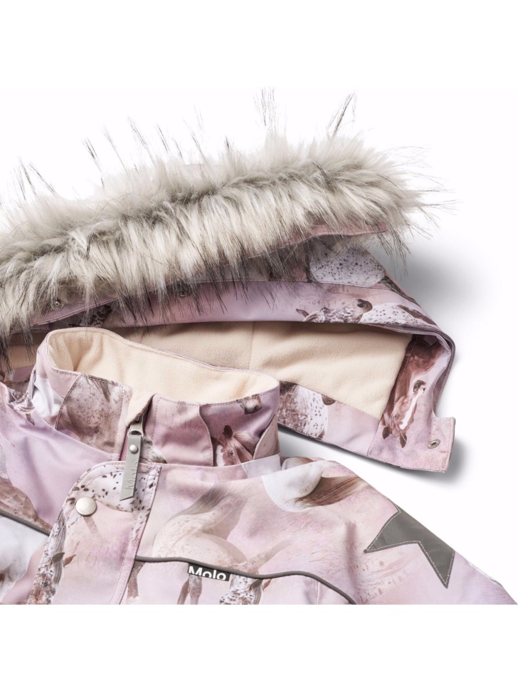 Комбинезон зимний Molo Polaris Fur 5W24N204-9109 (лошади)