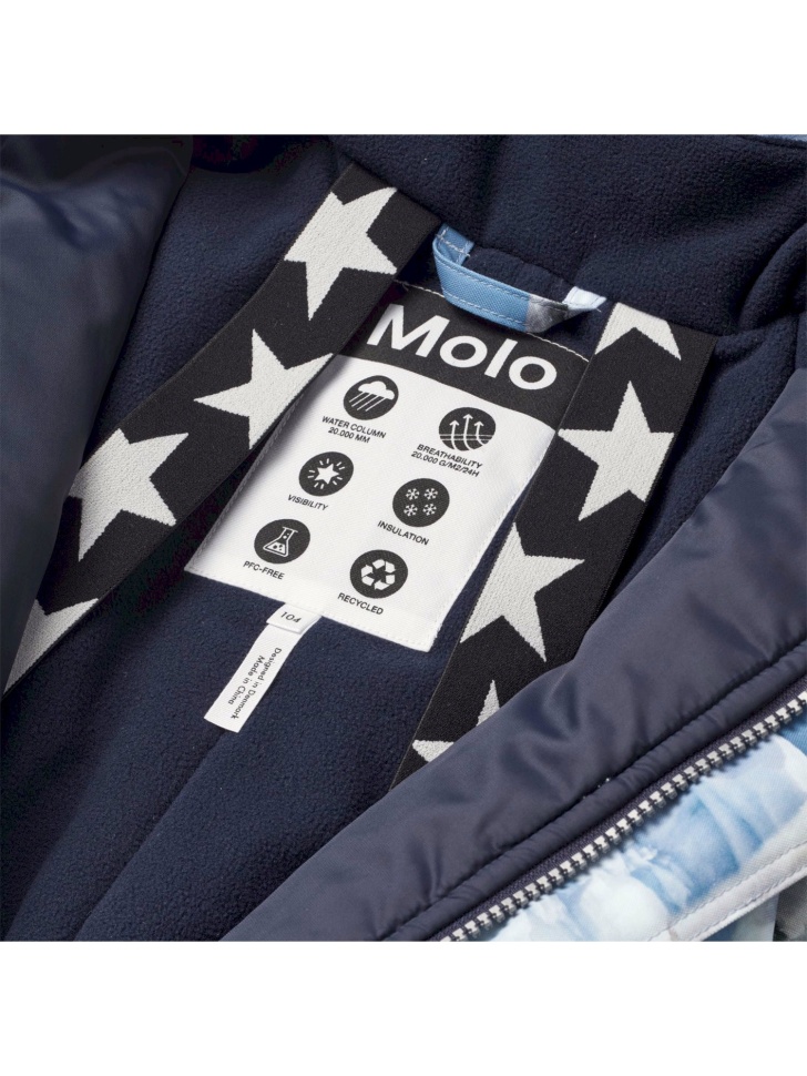 Комбинезон зимний Molo Polaris Fur 5W24N204-9111 (белые медведи)