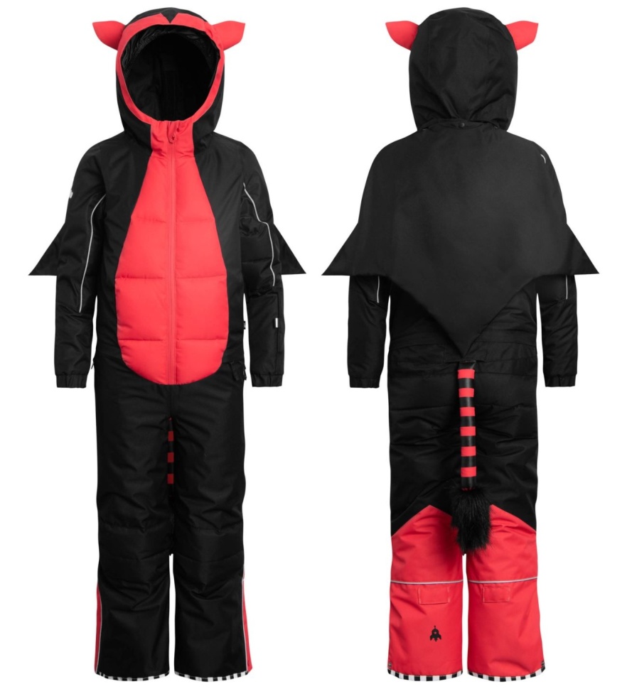 Комбинезон зимний WeeDo Devil black (черный)