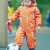 Комбинезон демисезонный PogoKids PG88301-7 (оранжевый, сурикаты)