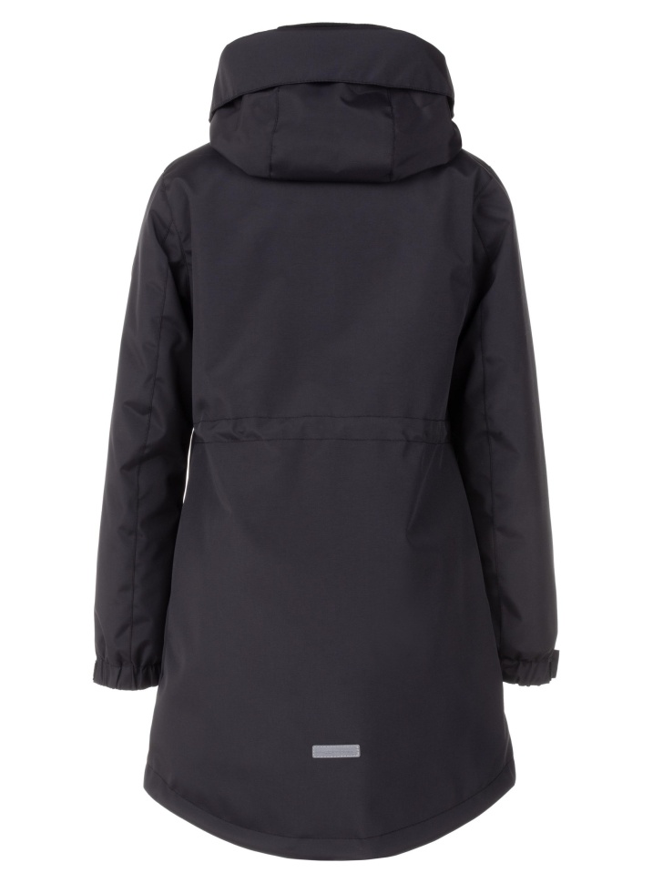 Куртка-парка демисезонная Kerry MAY K25066-042 чёрного цвета для девочки