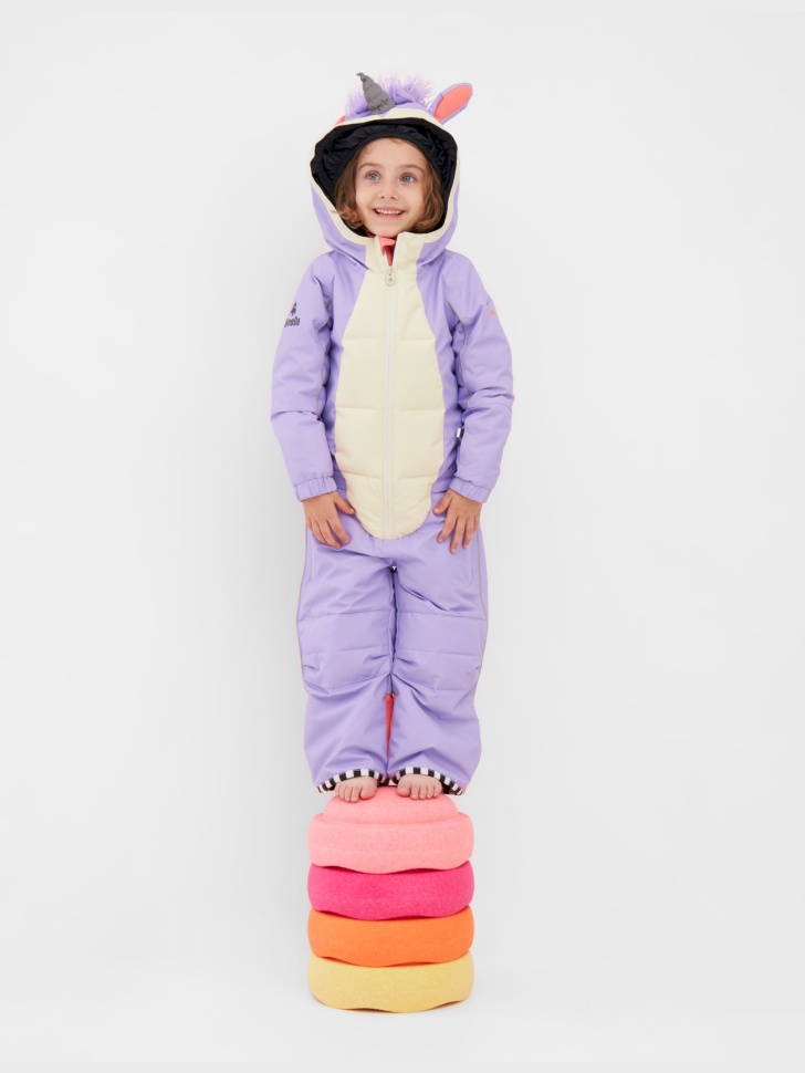 Комбинезон зимний WeeDo UNIDO Lila Unicorn (Лиловый Единорог)
