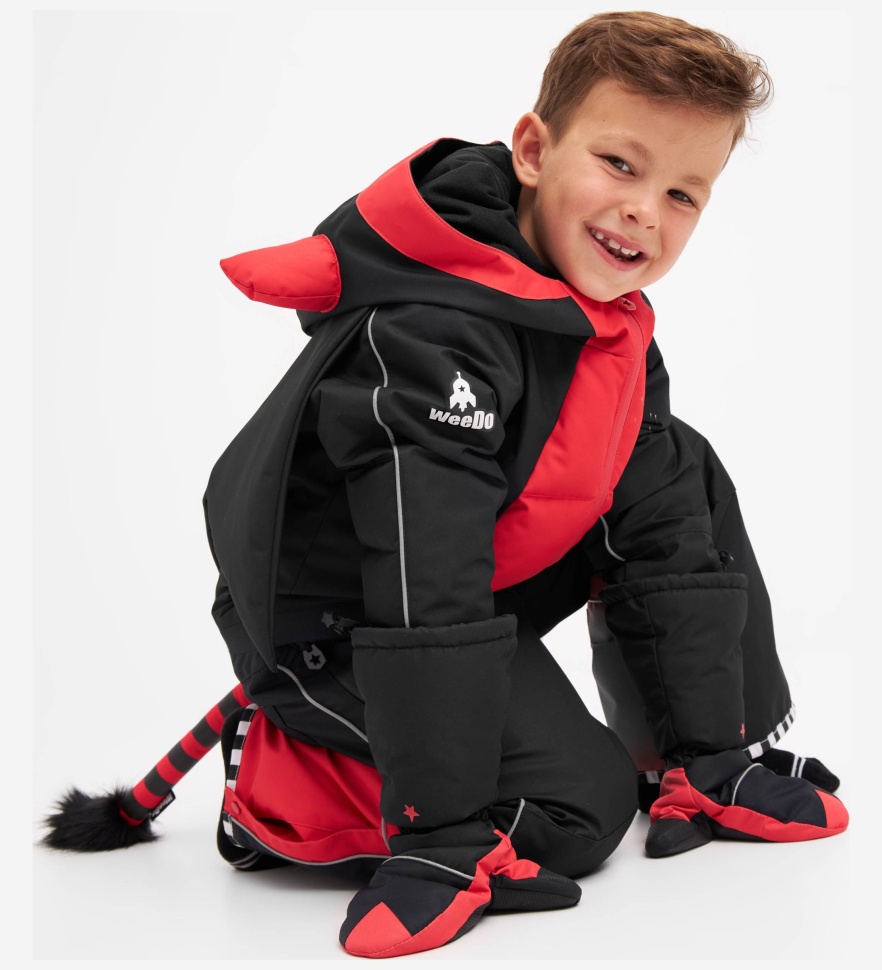 Рукавицы зимние WeeDo Devil black (черные)