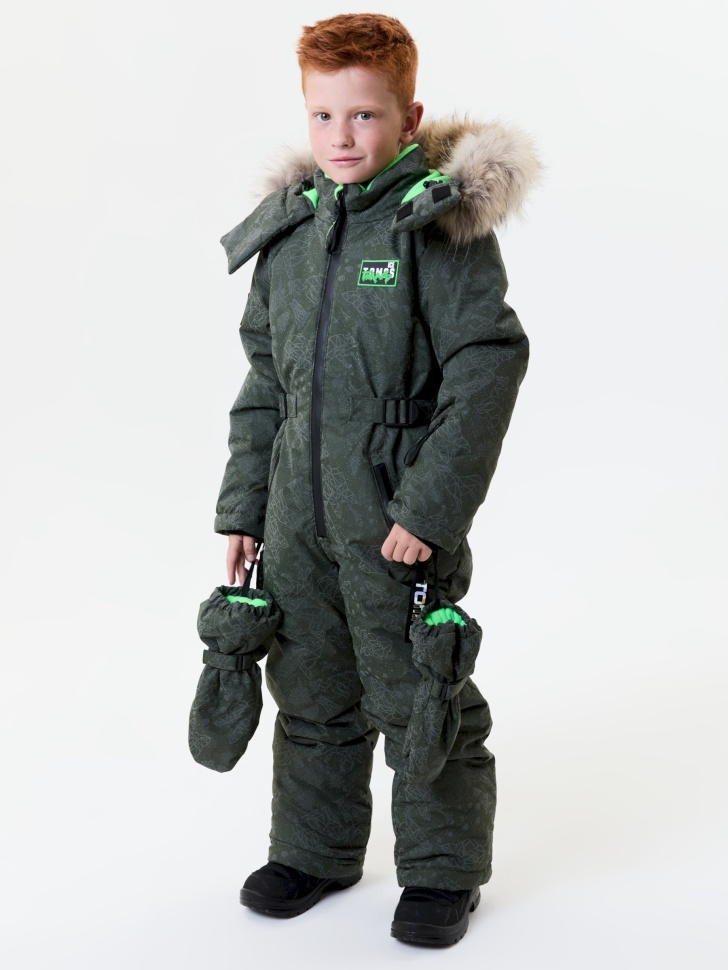 Комбинезон зимний IceTomas Форсаж 031159 (Волки Наутилус, хаки)