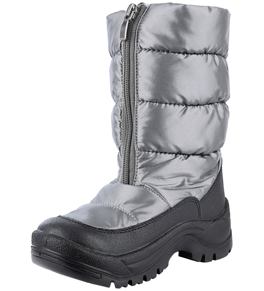 Сапоги-дутики зимние NikaStyle 16з11422 (серебро)