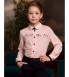 Школьная БЛУЗКА Розовый Какаду для девочки 20317 (розовая)